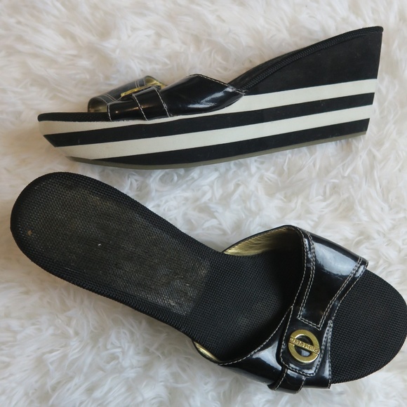 Marc Fisher Shoes - marc fisher wedge Striped 9